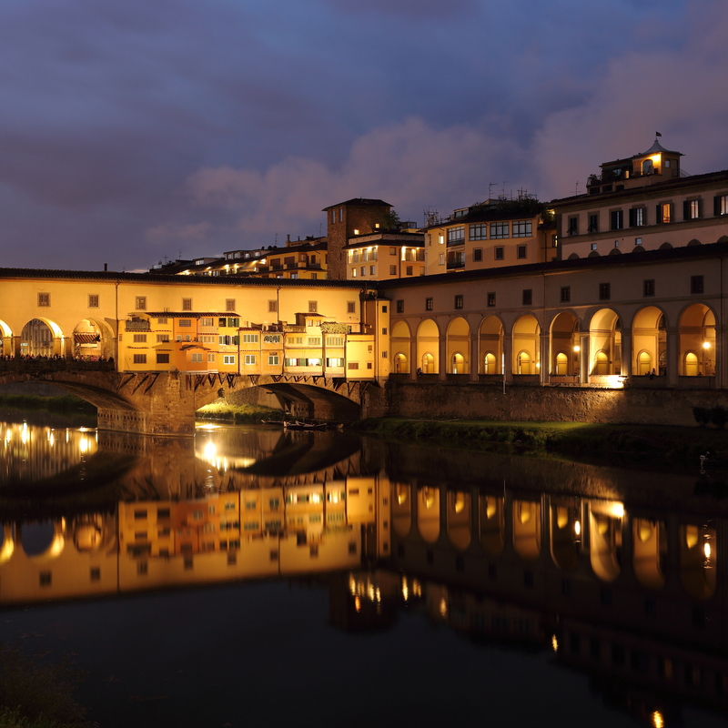 Ponte vecchio at dusk 1