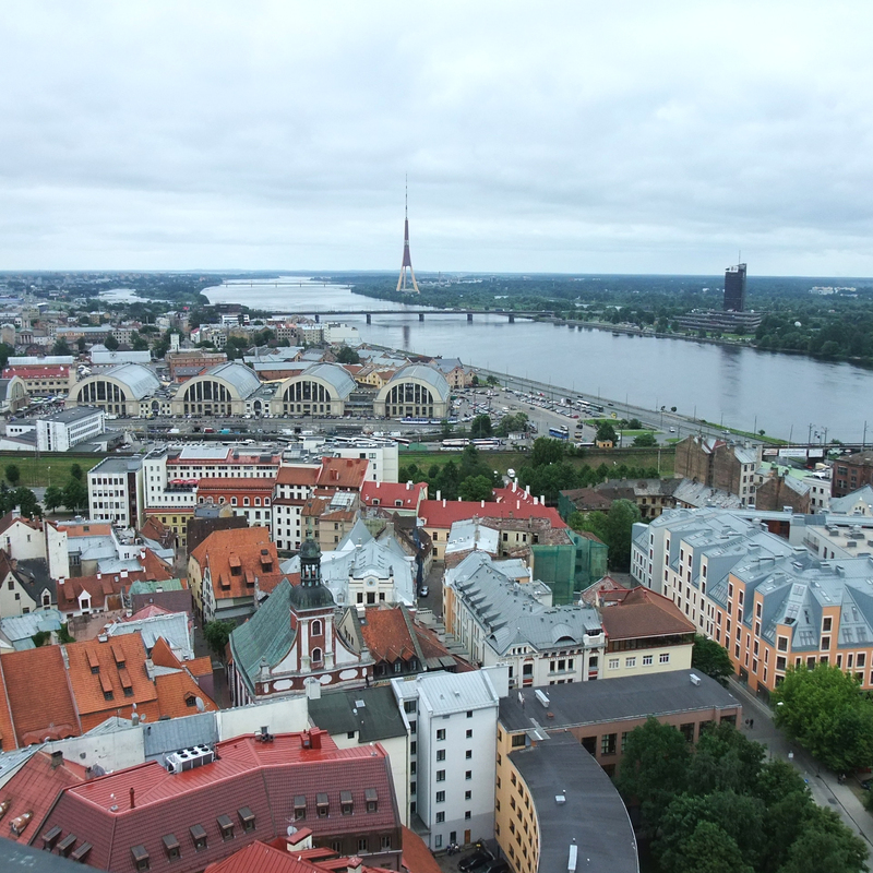 Riga blick von petrikirche01